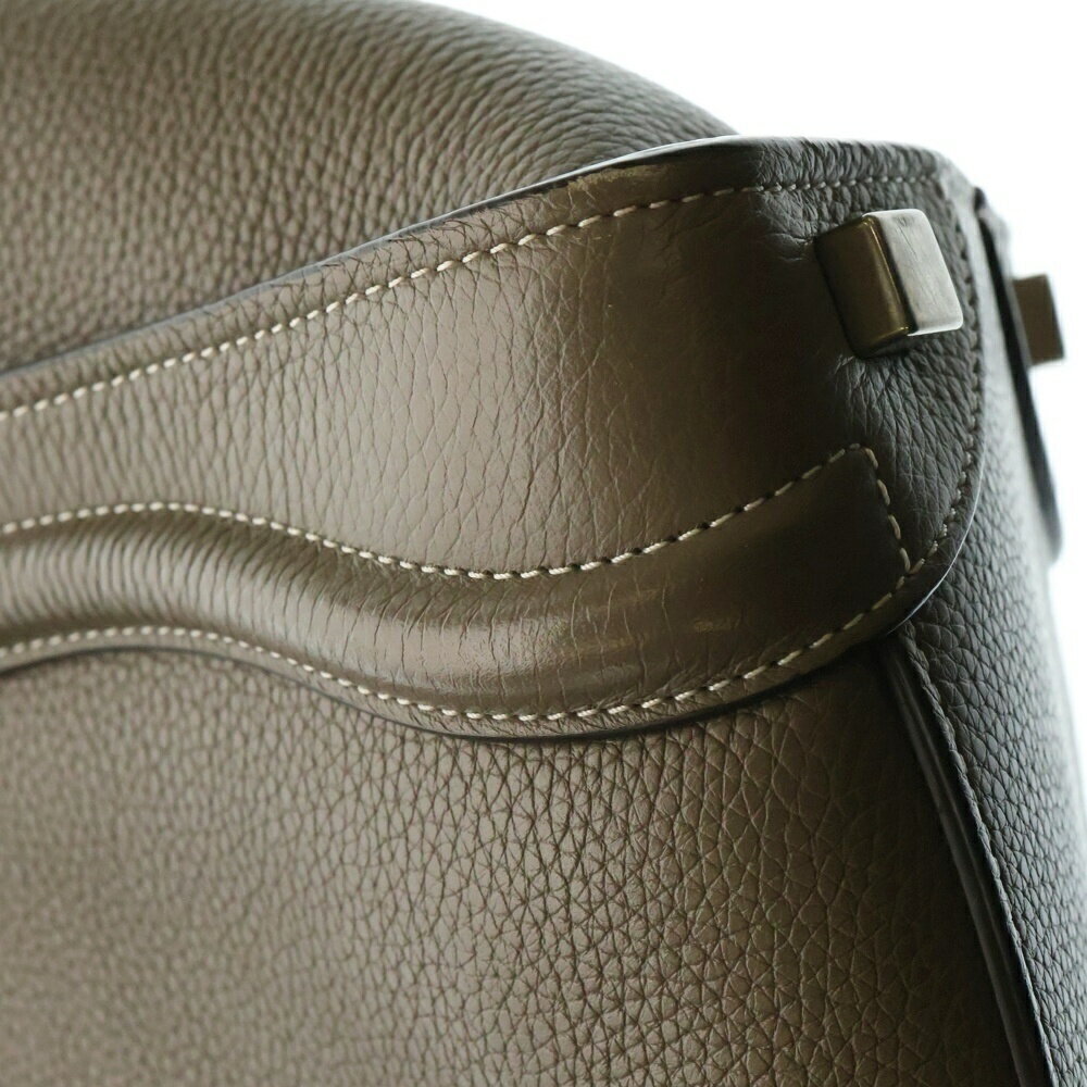 CELINE Luggage Shopper Suri Handbag Tote Bag Greige Gray Leather - Picture 5 of 6